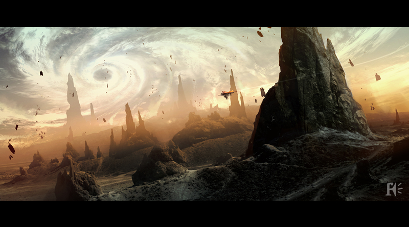 Illustration for article titled Planetscape Paintings from an Interstellar Journey